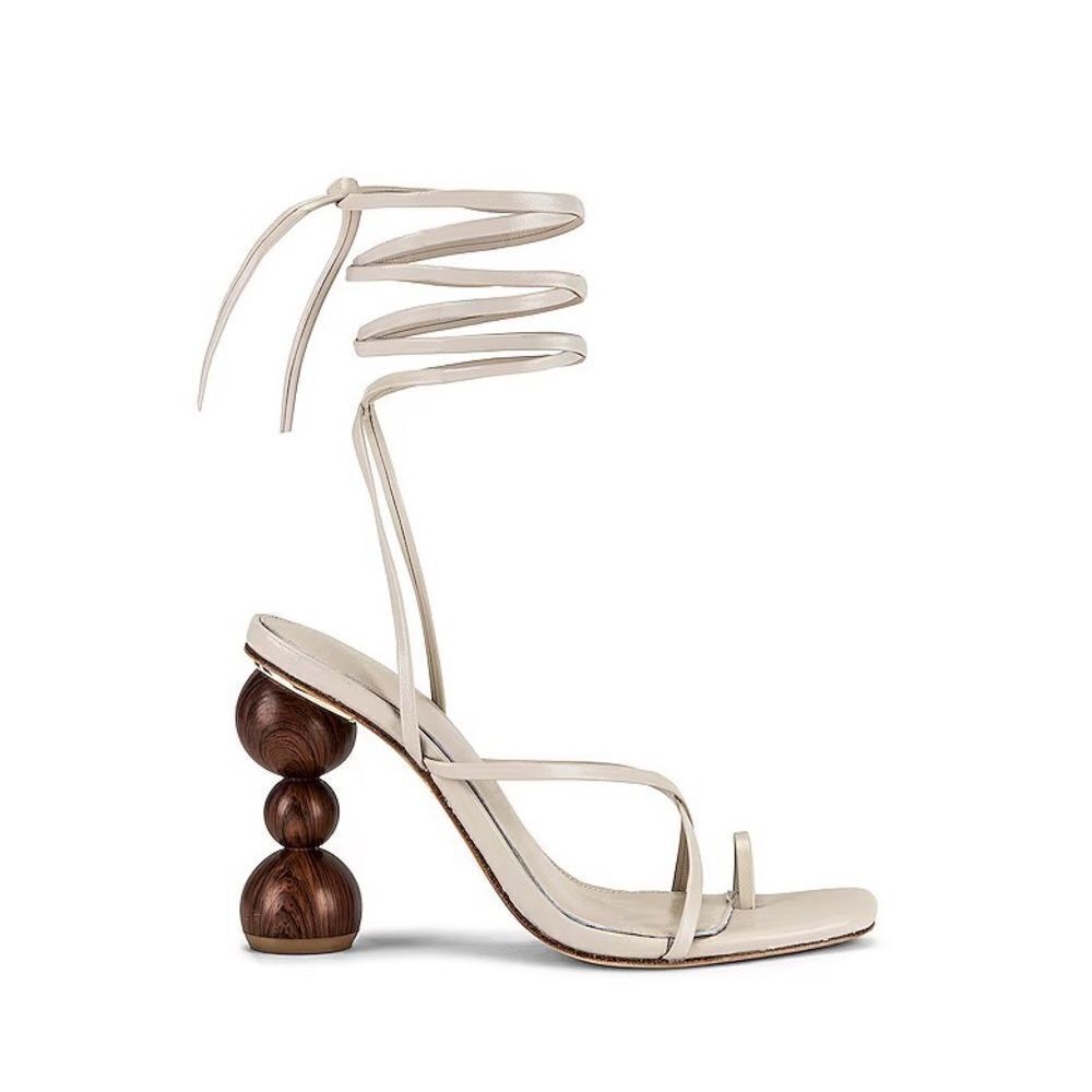 Song of Style Gelato Heels Nude Bone